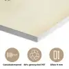 Schubben - Vis - Mint - Minimalistisch PET vilt klein -closeup_NL
