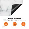Zilveren Scherven in Wintermarmer Inductie beschermer vinyl 3mm klein -zzzzzzz-td-onderkant