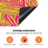 Neon - Zebra - Roze - Groen Inductie beschermer vinyl 3mm klein 276 -zzzzzzz-td-onderkant
