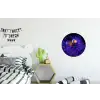 Koraal - Vis - Oranje - Zee Wandcirkel aluminium klein -kinderkamer