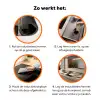 Abstract - Vormen - Modern - Beige Inductie beschermer vinyl 3mm klein -zzzzzzz-td-werking