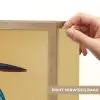 Ijsvogel - Pilaar - Koksmuts - Vogel Light Box met batterij (Wandlamp) middel -USP_websiteprintNL