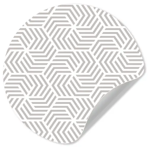 Grafisch - Patroon - Modern - Onderbroken Wandcirkel behangsticker klein 186 -3d