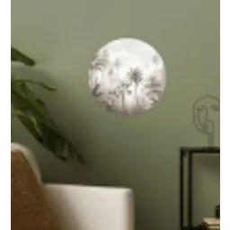 Jungle - Palmbomen - Natuur Wandcirkel behangsticker klein -sfeer2