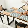 Strepen - Modern - Blauw Placemat vinyl groot 368 -zzsfeer4_Kitchenyeah-website