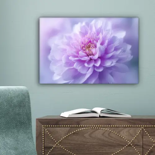 Paars - Dahlia - Dromerig canvas 2cm klein -sfeer4