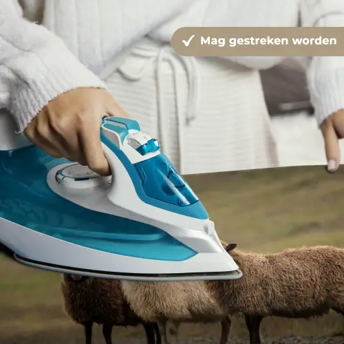 Schapen - Bruin - Wit - Grindpad Wandkleed katoen klein -sfeer9
