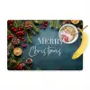 Merry Christmas - Blauw - Kerst - Winter Placemat vinyl groot -zzzproduct_Kitchenyeah-website