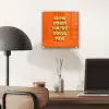 Slow down you're doing fine - Oranje - Simple plexiglas 5mm klein -sfeer6