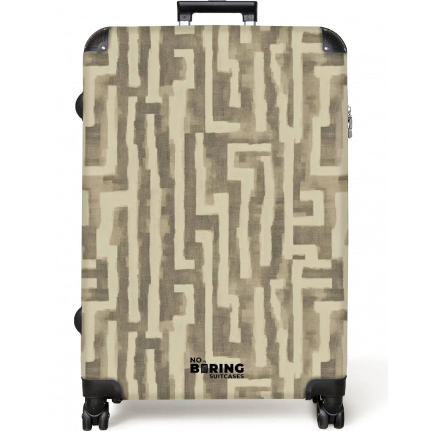 Abstract - Geometrisch - Groen NBS - Large koffer - Volwassenen Unisex groot -zzzzzzzzkaufland2