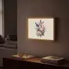 Boeket - Beige - Harmonieus - Subtiel Light Box met batterij (Wandlamp) middel -sfeer1