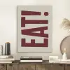 Red - Eten - Vintage - Decoratie PET vilt klein -sfeer1