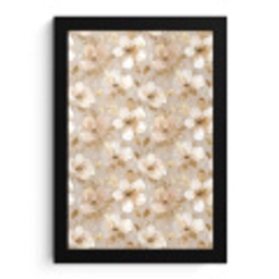 Bloemen - artistiek - Goud fotolijst zwart zonder passe partout klein 224 -3d