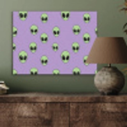 Alien - Retro - Lila PET vilt klein 837 -sfeer2