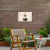 Japandi - Wabi sabi - Beige Tuinposter op houten frame 2 cm dik klein -sfeer3