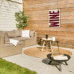 Wine - Red - Decoratie - Japandi Tuinposter op houten frame 2 cm dik klein -sfeer2