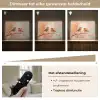Roodborstjes - Sierlijk - Bloesemtak Light Box met batterij (Wandlamp) middel -USP_dimbaarNL