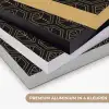 Zonnestraal - Zwart - Goud - Stippen Textielframe zwart klein 947 -USP_kleurenNL