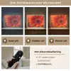 Oranje - Gerbera - Intens Light Box met batterij (Wandlamp) middel -USP_lichtkleurNL