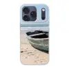 Boot - Zandstrand - Zee Telefoonhoesje iPhone 17 Pro klein -3d