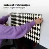 Klassiek - Patroon - Zwart Inductie beschemer met haakjes klein 777 -ky-ophangen-nl