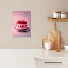 Taart - Hart - Roze KitchenYeah - Keuken - Canvas klein -sfeer1