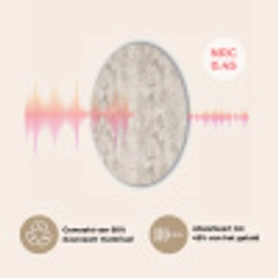 Slang - Patroon - Beige Akoestische PET Vilt - Rond klein 838 -USP_NL