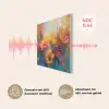 Bloemen - Dahlia - Kunst - Oranje - Watercolor PET vilt klein -USP_NL