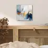 Goud - Blauw - Watercolor - Kunst - Modern plexiglas 5mm klein -sfeer4