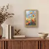 Bloemen - Natuur - Botanisch - Kunst Light Box met kabel (Tafellamp) klein -sfeer2