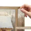 Kerst - Huis - Winter - Sneeuw Light Box met batterij (Wandlamp) middel -USP_websiteprintNL