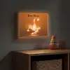Voetballer - Oranje - Voetbal - Omhaal Light Box met batterij (Wandlamp kind) middel -sfeer5_kind