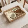 Kokosnoot - Water - Beige - Spetters Dienblad Rechthoek middel -sfeer1