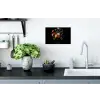 Lente - Bloemen - Klassiek - Vaas Muursticker klein -keuken