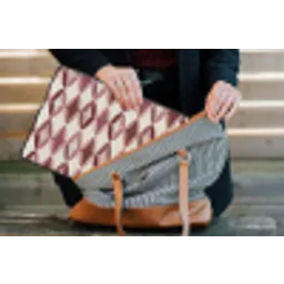 Ovaal - Textuur - Roze laptophoes neopreen klein 279 -tas