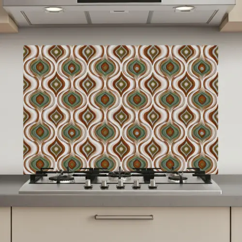Motief - Patroon - Kleurrijk keuken achterwand spatscherm klein 900 -3d_website
