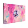 Discobal - Pink - Verf canvas 2cm klein -z3d