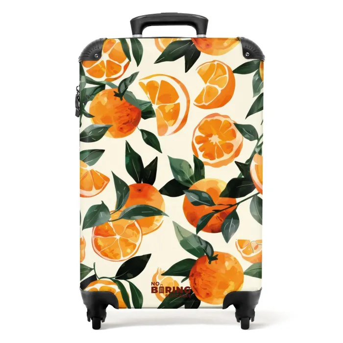 Vintage fruit - Mandarijnen NBS - Handbagage koffer - Kinderen Unisex middel -productfoto_recht