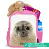Zyon Zeehond Kinderrugzak - Roze middel -inhoud_NL