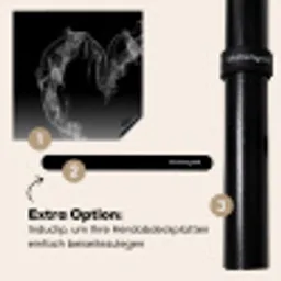 Harmonie in Zwart en Wit Inductie beschermer vinyl 3mm middel -zzzzzzz-induclip_DE