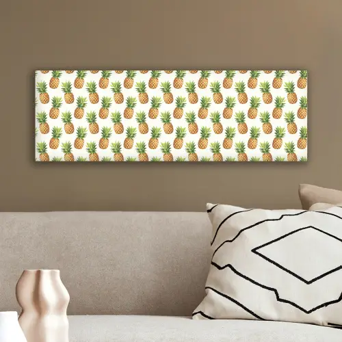 Vintage - Ananas - Blad canvas 2cm klein 828 -sfeer3