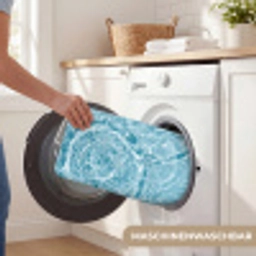 Water - Blauw - bubbels WCmat klein -USP_WasbaarDE