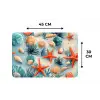 Zeesterren - Schelpen - Illustratie - Zand Placemat vinyl groot -specs