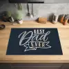 Quotes - Papa - Best dad ever - Spreuken Inductie beschermer vinyl 3mm klein -sfeer5