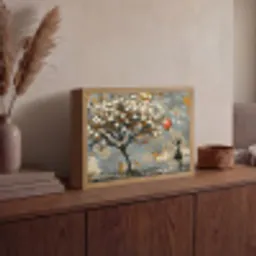 Boom - Graffiti - Banksy Style - Balloon Girl Light Box met batterij (Wandlamp) middel -sfeer2