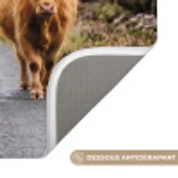 Schotse Hooglanders - Weg - Landschap - Kudde Badmat klein -USP_AntislipFR