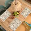 Abstract - Patroon - Kwaststreken Placemat vinyl groot 368 -zzsfeer5_Kitchenyeah-website