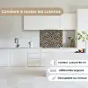 Zebra - Klassiek - Zwart keuken achterwand 2 middel 865 -sfeer4_FR