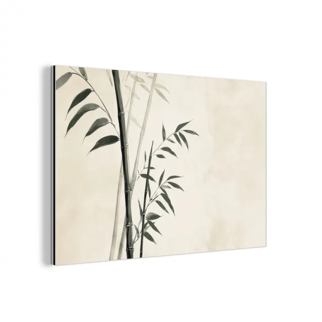 Japandi - Bamboe - Beige aluminium wit klein -3d