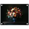 Groot - Bloemen - Vaas - Boeket tuinposter los doek klein -3d